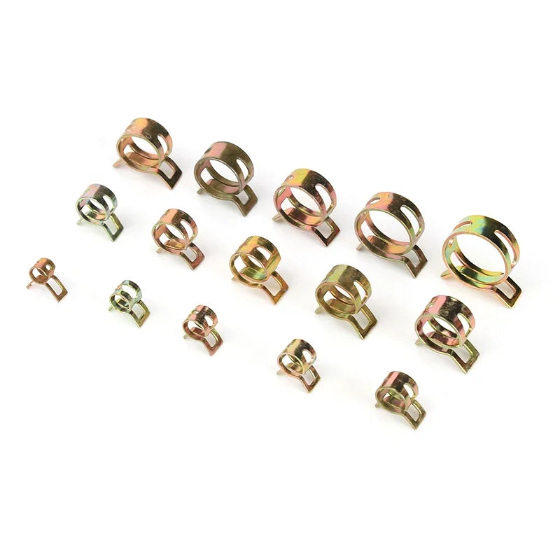 75/115PCS Car & Truck Spring Clips Fuel Oil Water Hose Clip Pipe Tube Clamp Fastener with 1PC Hose Clamp Pliers Set - Daisan Mart