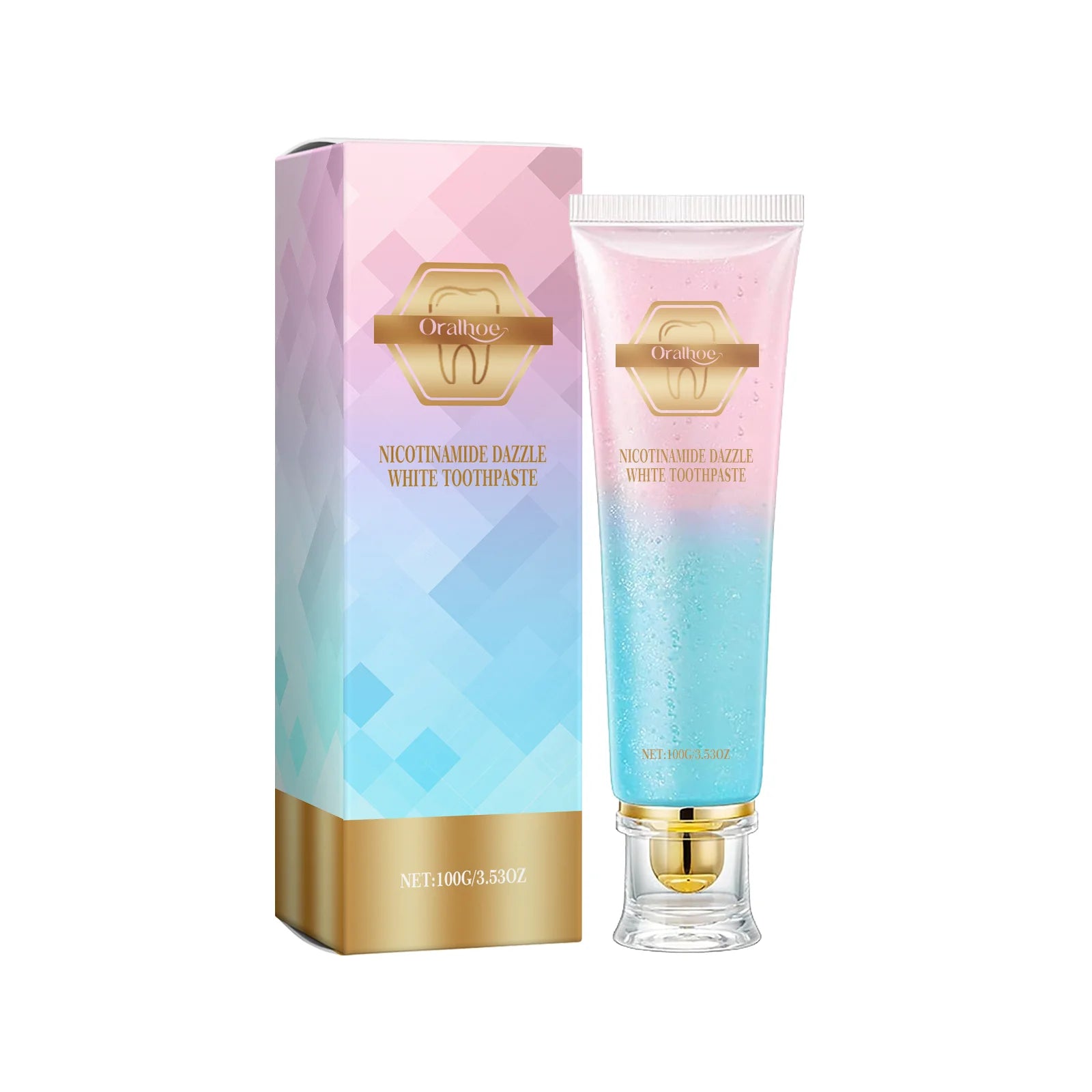 Niacinamide Whitening Toothpaste Dental Stains Removing Prevent Bad Breath Oral Cleaning Refreshing Reduces Plaque Toothpaste - Daisan Mart