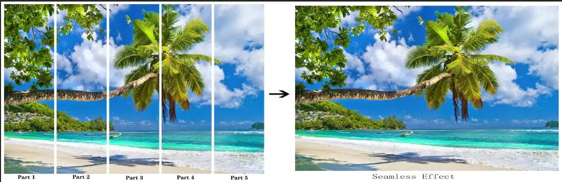 客製化黑白熱帶植物壁紙壁畫，適用於客廳電視背景牆，3D立體貼紙牆紙，家居裝飾