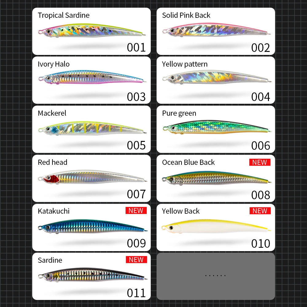 Hunthouse Sea Fishing Lure Sinking 125/175mm 40/50g