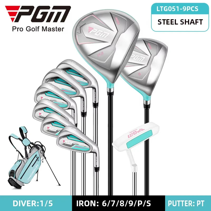 Bộ Gậy Golf Nữ PGM Cao Cấp Tùy Chỉnh Graphite & Thép - Daisan Mart