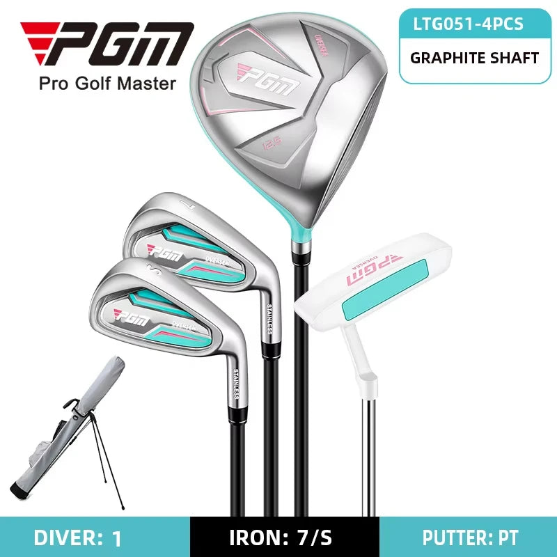 Bộ Gậy Golf Nữ PGM Cao Cấp Tùy Chỉnh Graphite & Thép - Daisan Mart