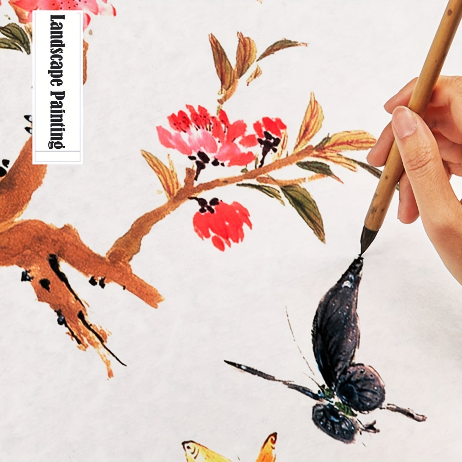 50張書法繪畫宣紙，尺寸分別為34x138厘米和34x69厘米，半熟宣紙，傳統手工藝製作，適用於中國書法和自由繪畫藝術創作。