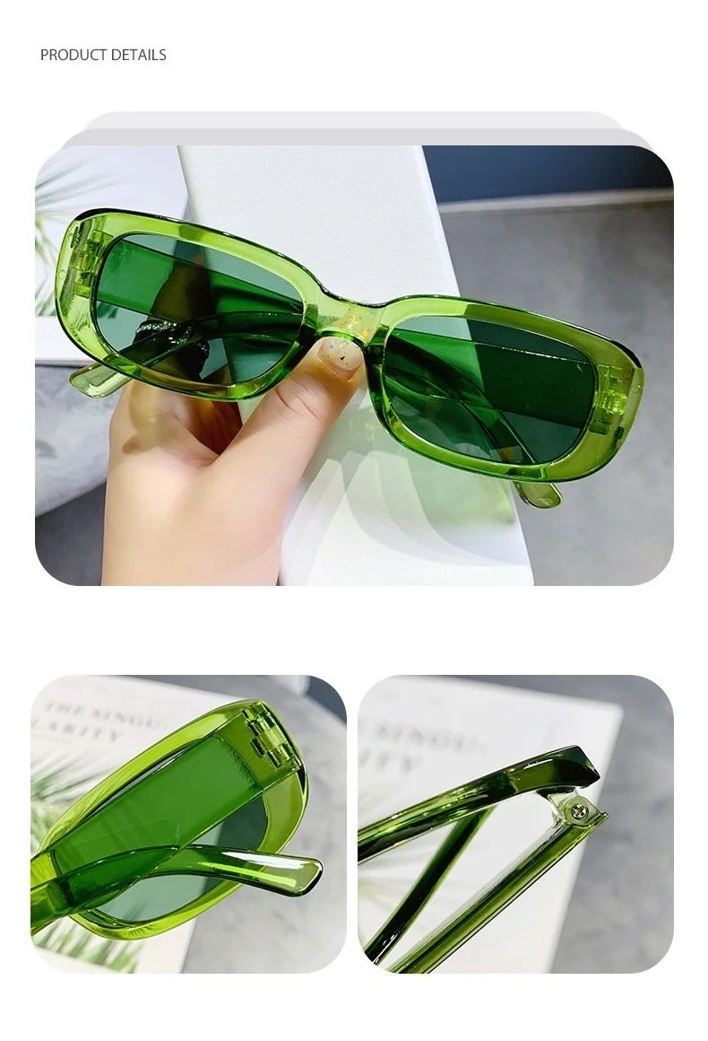 Kính Mát Nữ Vuông Cổ Điển Chống Chói UV400 - Daisan Mart