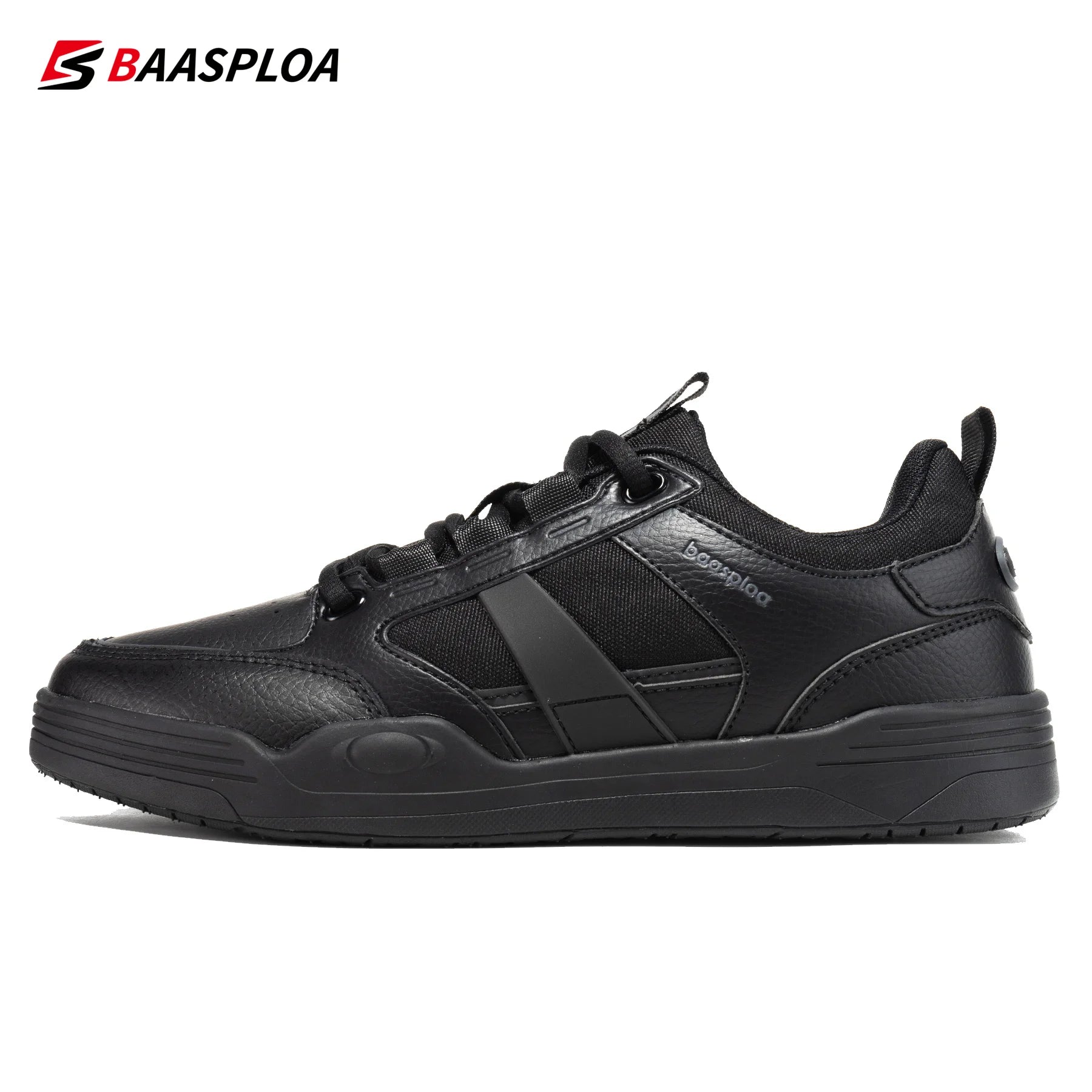 Baasploa Men's Skateboarding Shoes - Fashionable, Lightweight, Anti-Slip