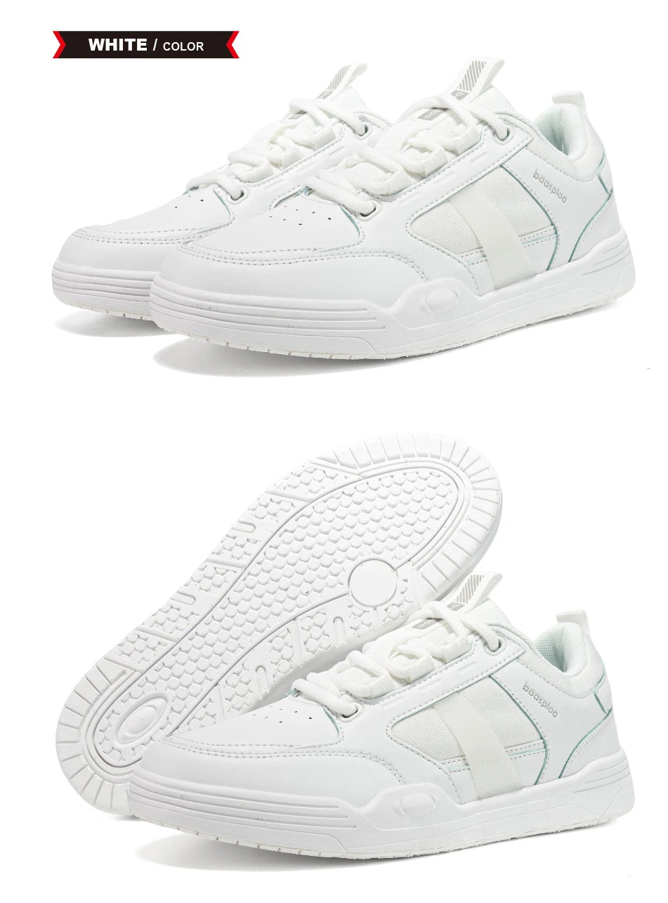 Baasploa Men's Skateboarding Shoes - Fashionable, Lightweight, Anti-Slip