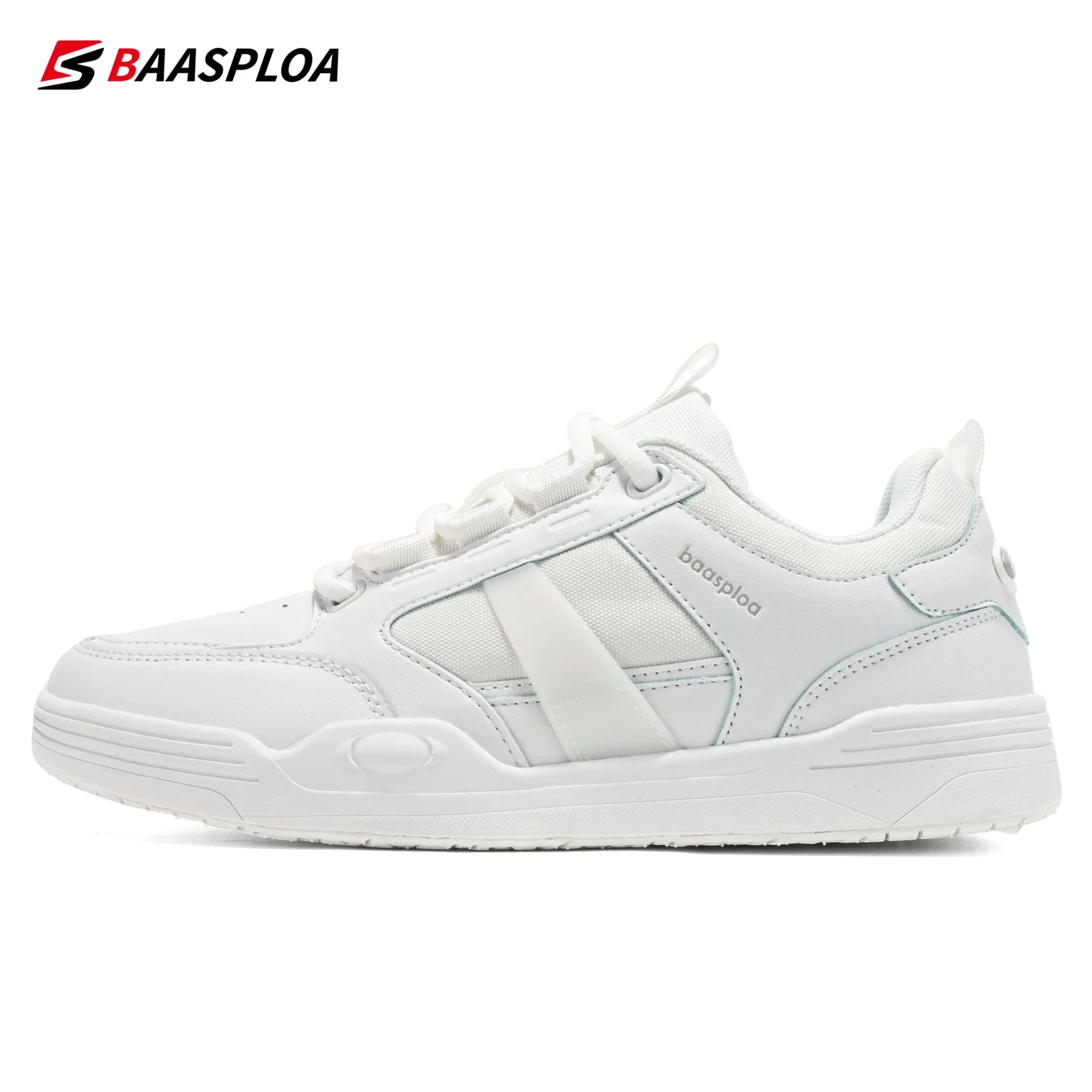 Baasploa Men's Skateboarding Shoes - Fashionable, Lightweight, Anti-Slip
