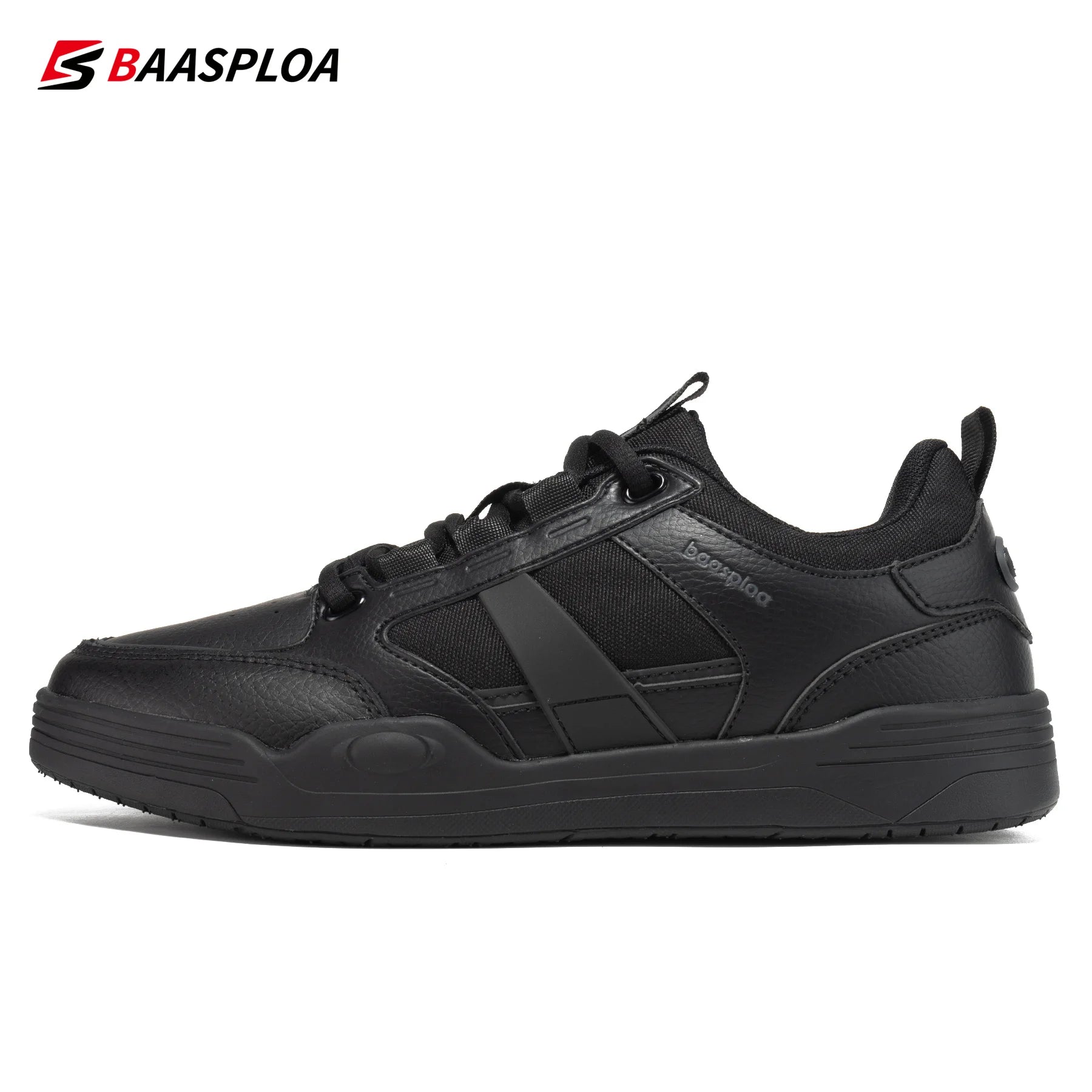 Baasploa Men's Skateboarding Shoes - Fashionable, Lightweight, Anti-Slip