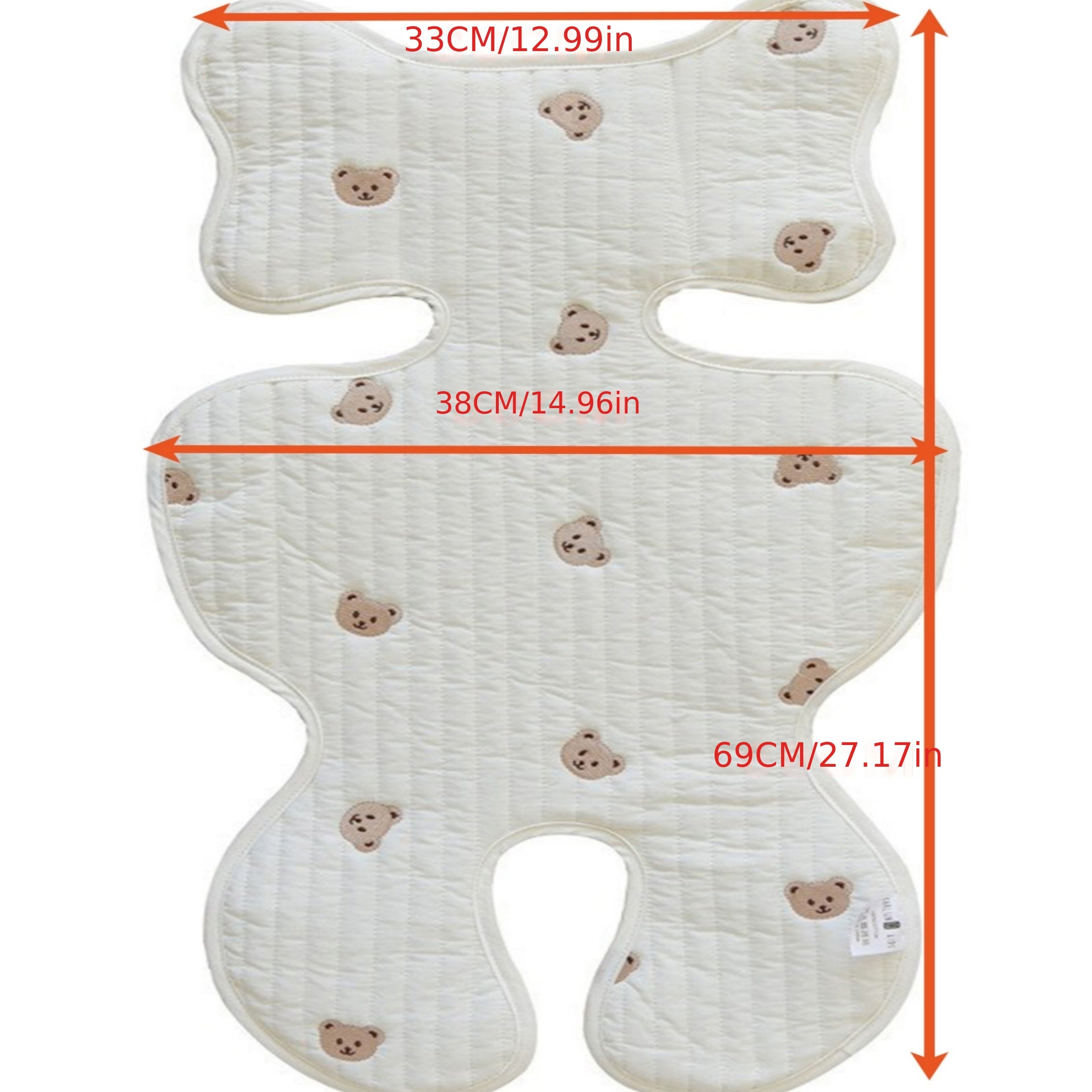 Đệm Xe Đẩy Cotton Đa Năng Thoáng Mát Mềm Mại 4 Mùa - Daisan Mart