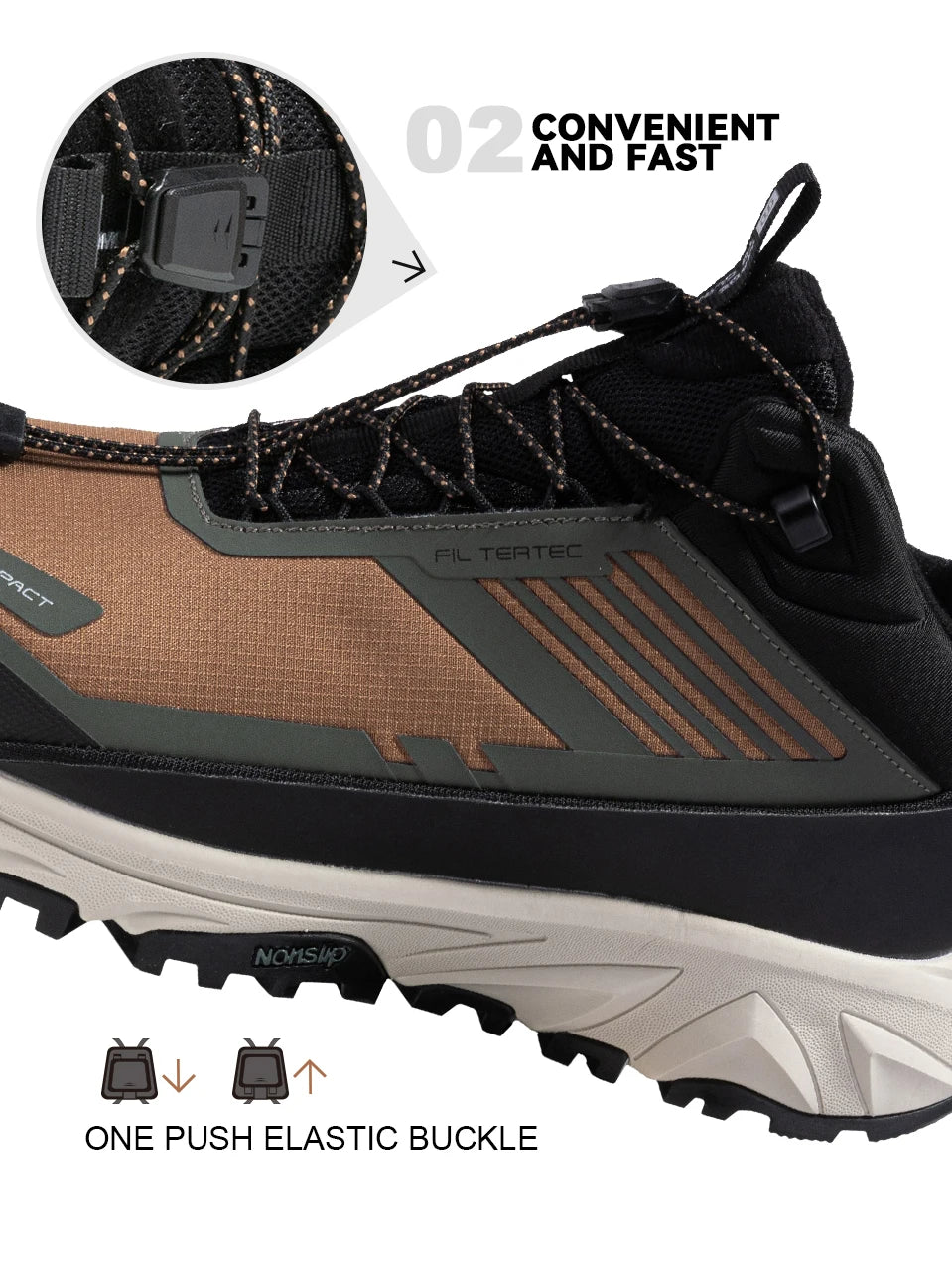 Giày Leo Núi Nam Chống Nước Ấm Áp Mùa Đông Baasploa