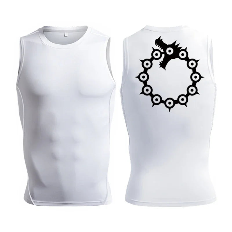 Áo Tank Top Nam Thể Thao Anime Co Giãn Nhanh Khô - Daisan Mart