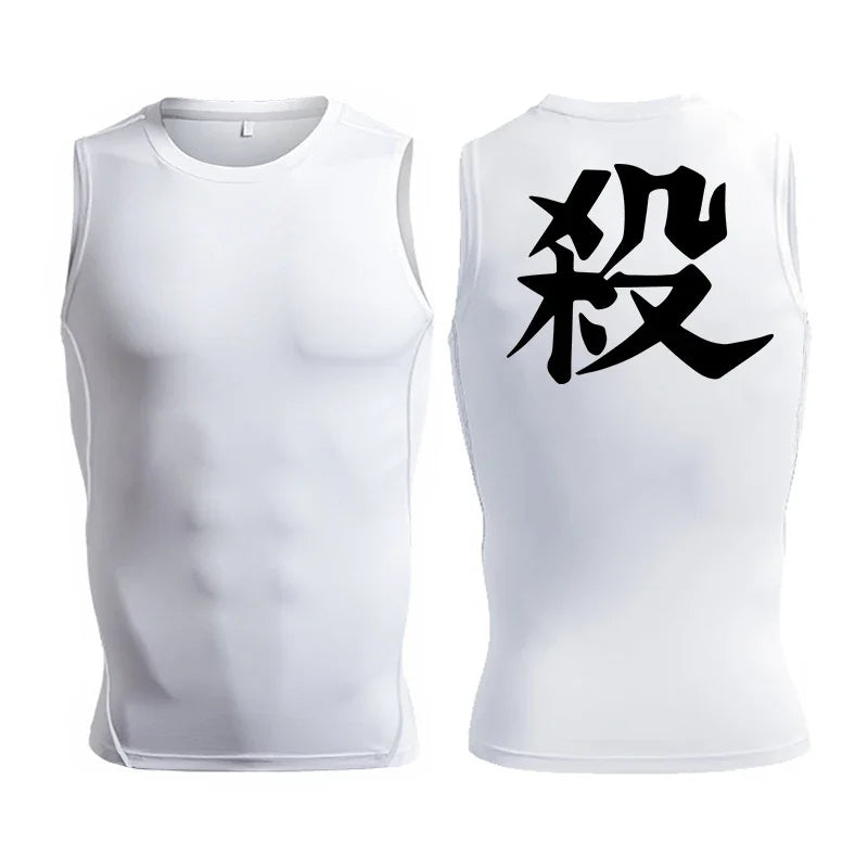 Áo Tank Top Nam Thể Thao Anime Co Giãn Nhanh Khô - Daisan Mart