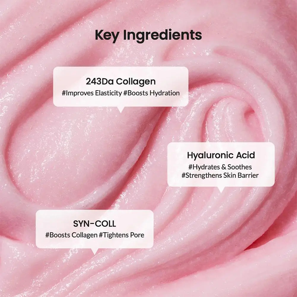 Mặt Nạ Sữa Rửa Mặt 2in1 Collagen Trắng Da 150ml - Daisan Mart