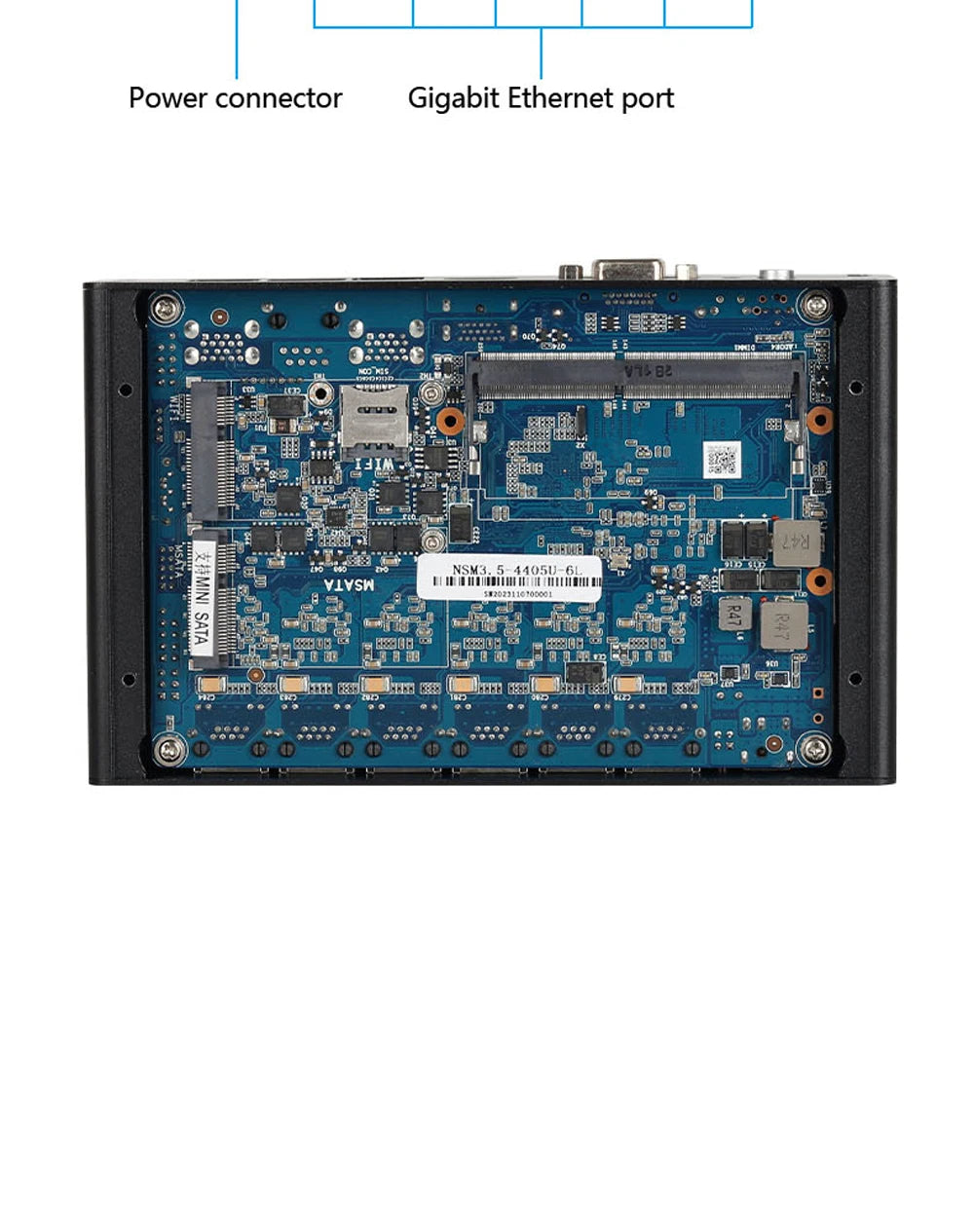 BEBEPC Fanless MINI router  Intel 4405U 6*LAN i211 NICS 1*RS232 3/4G module pfsense firewall soft VPN sever Linx win10/11 pc - Daisan Mart