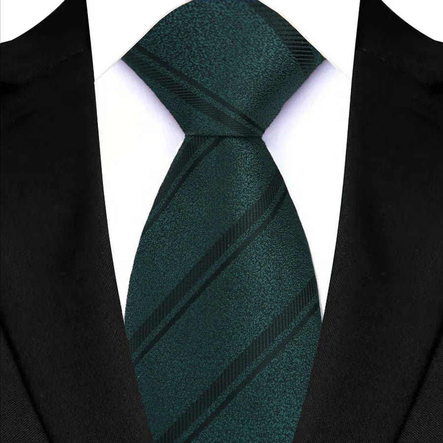 Cà vạt Nam Cổ điển 8cm Sọc Paisley Thời trang - Daisan Mart