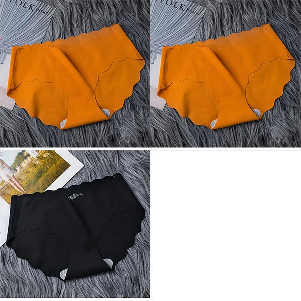 Quần Lót Nữ 3 Chiếc Lạnh Mát Co Giãn Không Đường May - Daisan Mart
