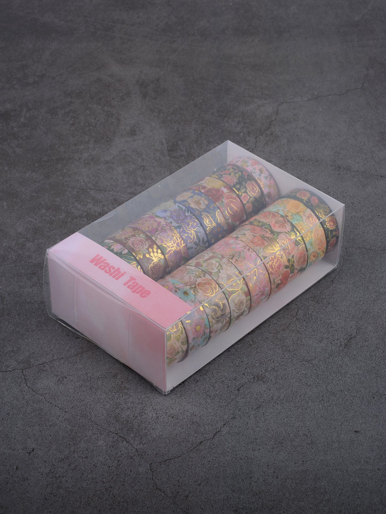 Băng keo Washi hoa 18 cuộn – Dán thủ công, trang trí - Daisan Mart