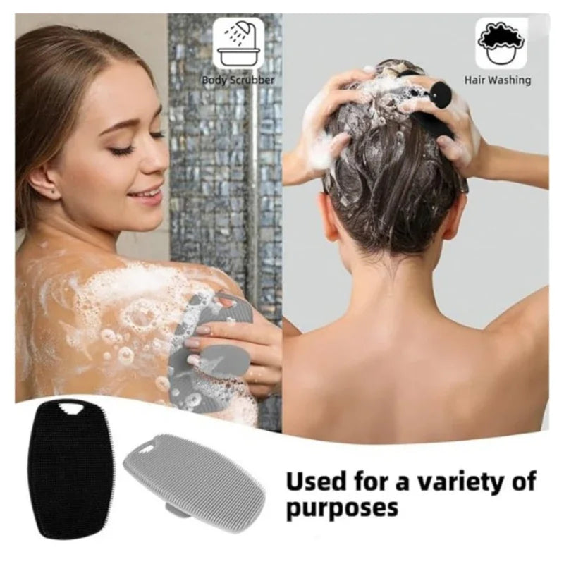 Bàn Chải Massage Tẩy Tế Bào Chết Silicone Mềm Mại - Daisan Mart