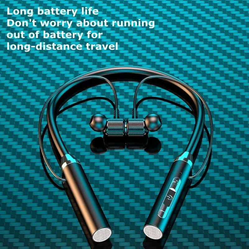 Neckband Tai Nghe Bluetooth 5.0 Chống Nước 9D Thể Thao - Daisan Mart