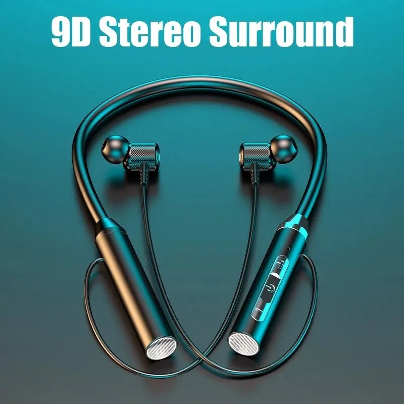 Neckband Tai Nghe Bluetooth 5.0 Chống Nước 9D Thể Thao - Daisan Mart