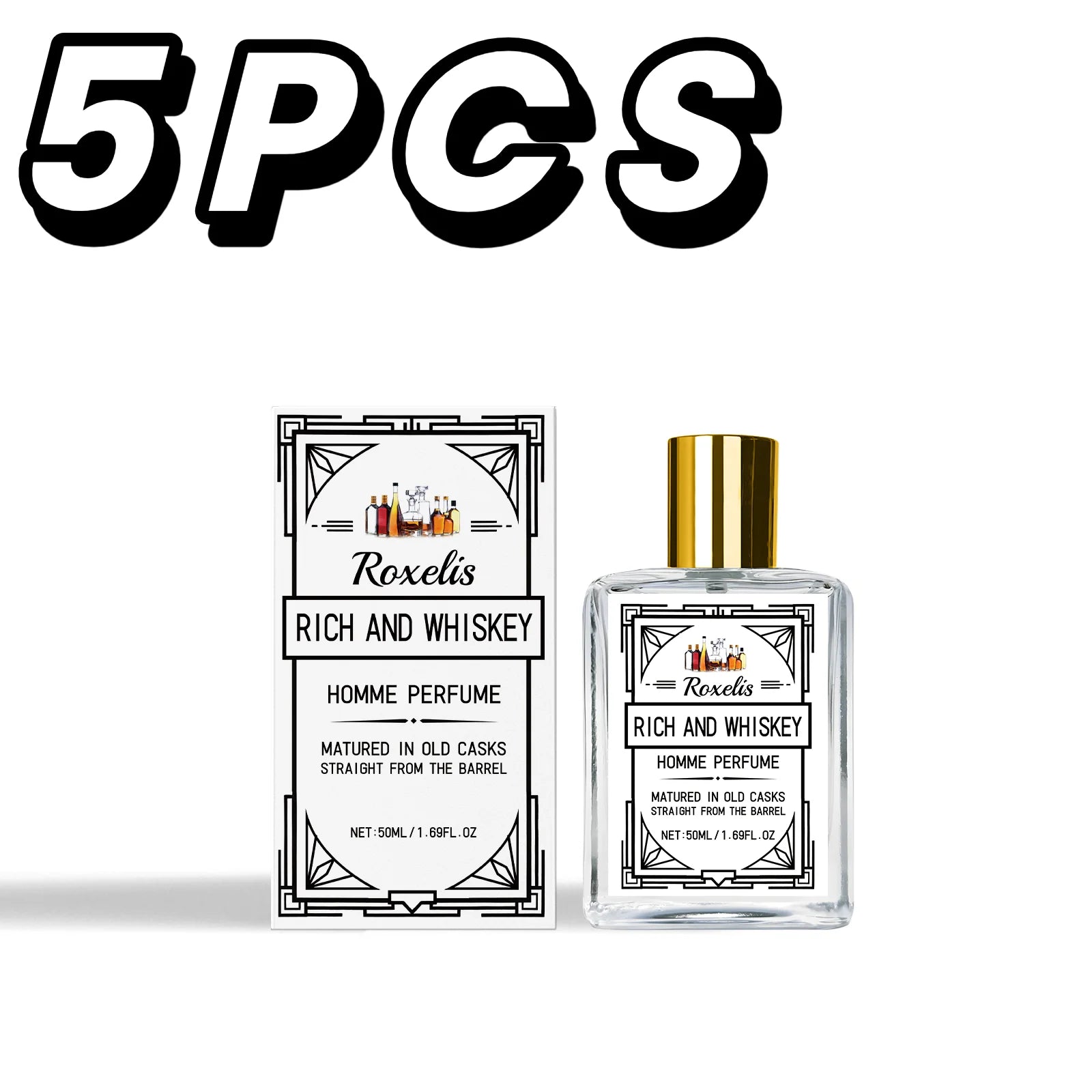 Nước hoa nam Roxelis Whisky hương thơm nam tính, lâu - Daisan Mart