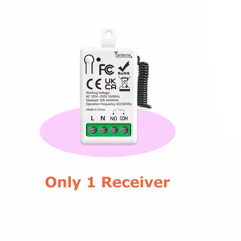 Công Tắc Thông Minh 433MHz Điều Khiển Từ Xa - Daisan Mart