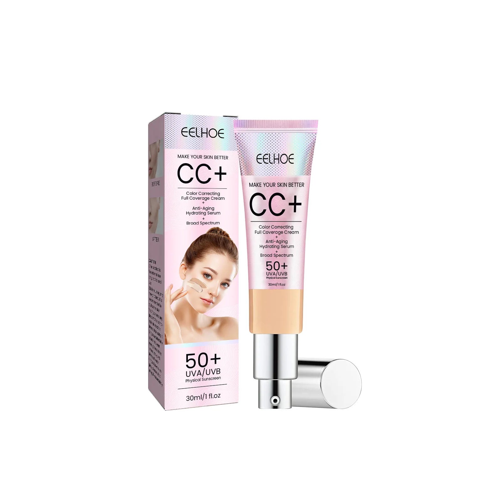 Kem Nền CC Tự Nhiên Che Phủ Dưỡng Ẩm Lâu Trôi - Daisan Mart