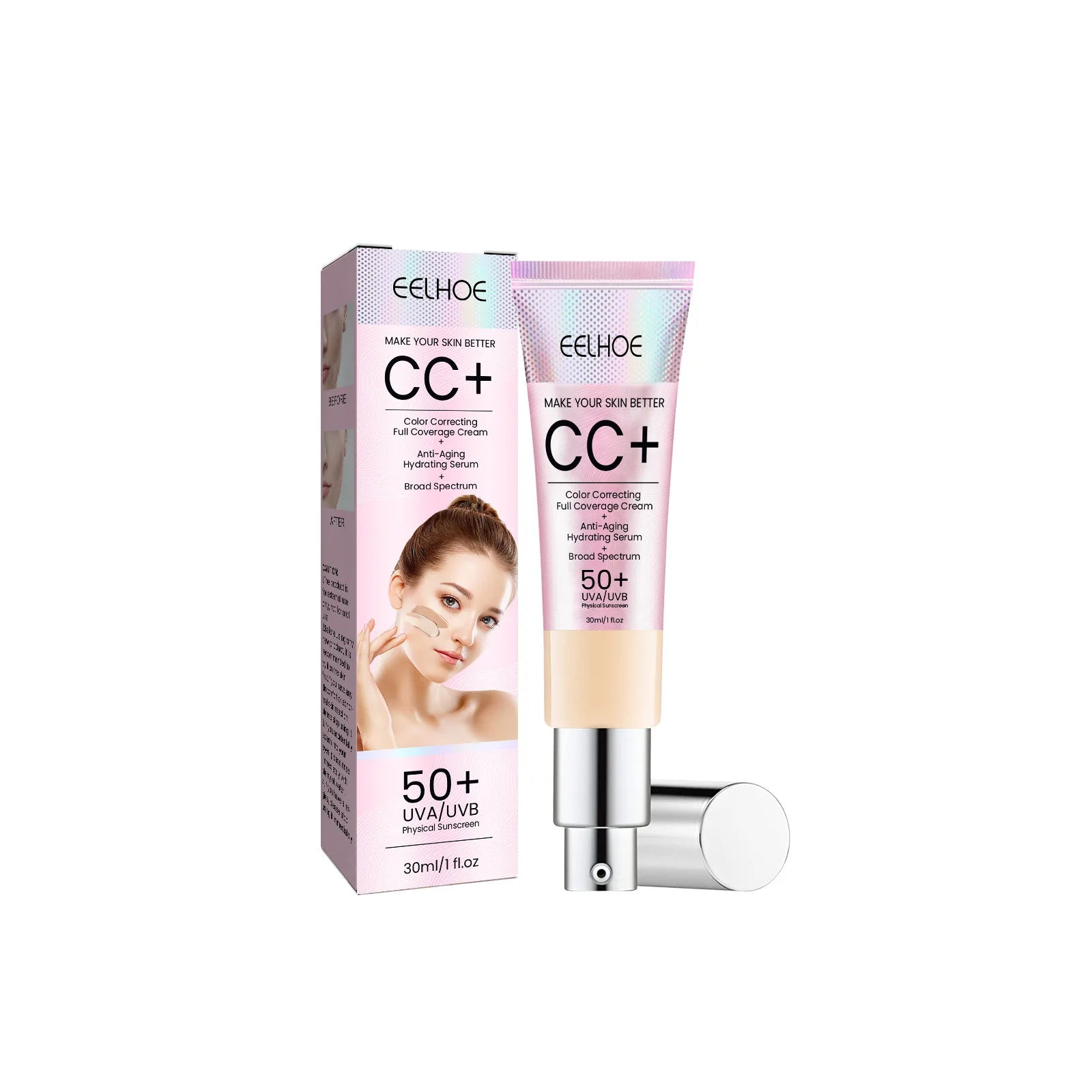 Kem Nền CC Tự Nhiên Che Phủ Dưỡng Ẩm Lâu Trôi - Daisan Mart