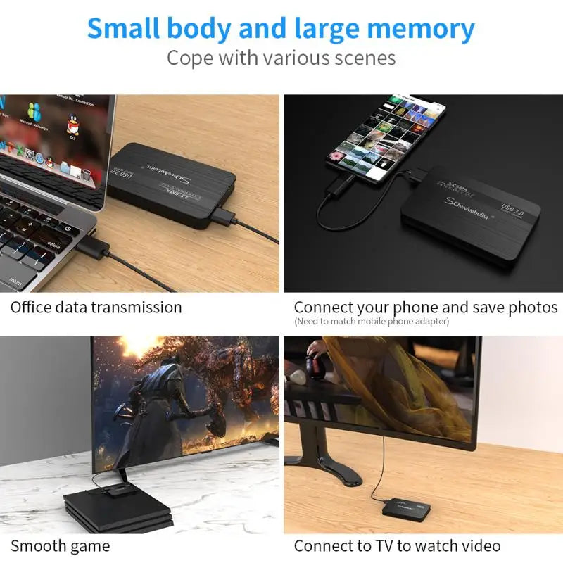 Ổ Cứng Di Động 2.5 Inch HDD USB 3.0 Dung Lượng Lớn - Daisan Mart