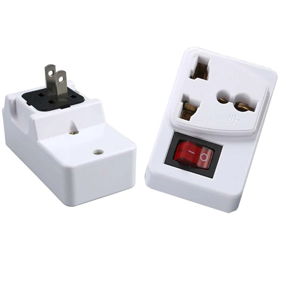 Ổ Cắm Du Lịch Đa Năng Mỹ Âu Có Công Tắc 2 Chiều - Daisan Mart