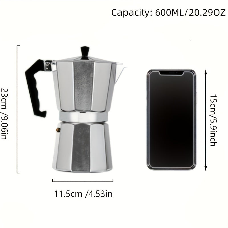 Octagonal Italian Coffee Pot – European Style