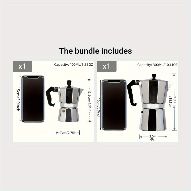 Octagonal Italian Coffee Pot – European Style