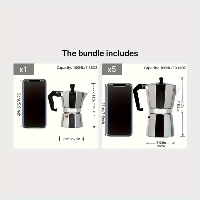 Octagonal Italian Coffee Pot – European Style