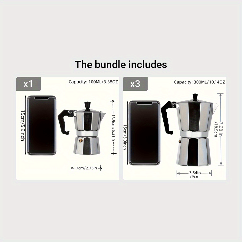 Octagonal Italian Coffee Pot – European Style