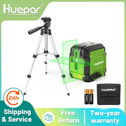 Máy Cân Bằng Laser 2 Vạch Huepar Osram Kèm Chân 0.65M - Daisan Mart
