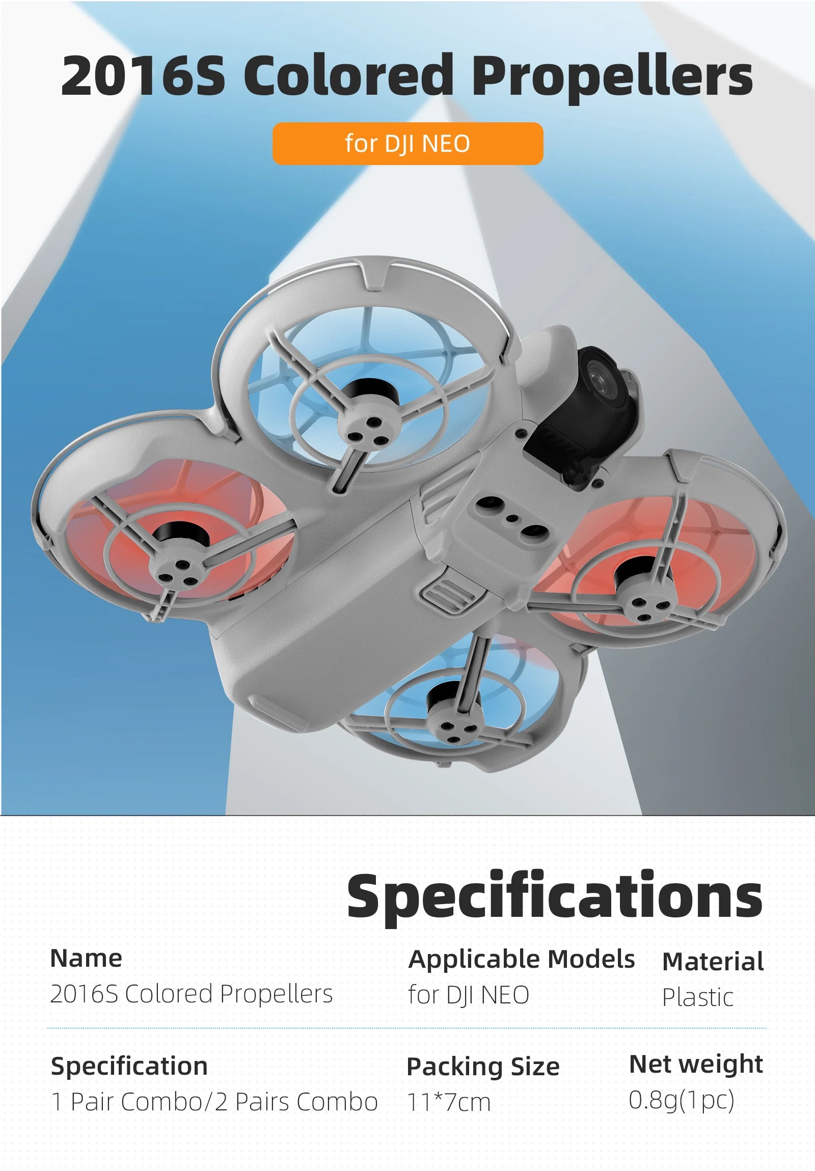Cánh Quạt Đa Màu 2016S Giảm Ồn Cho DJI NEO Drone - Daisan Mart