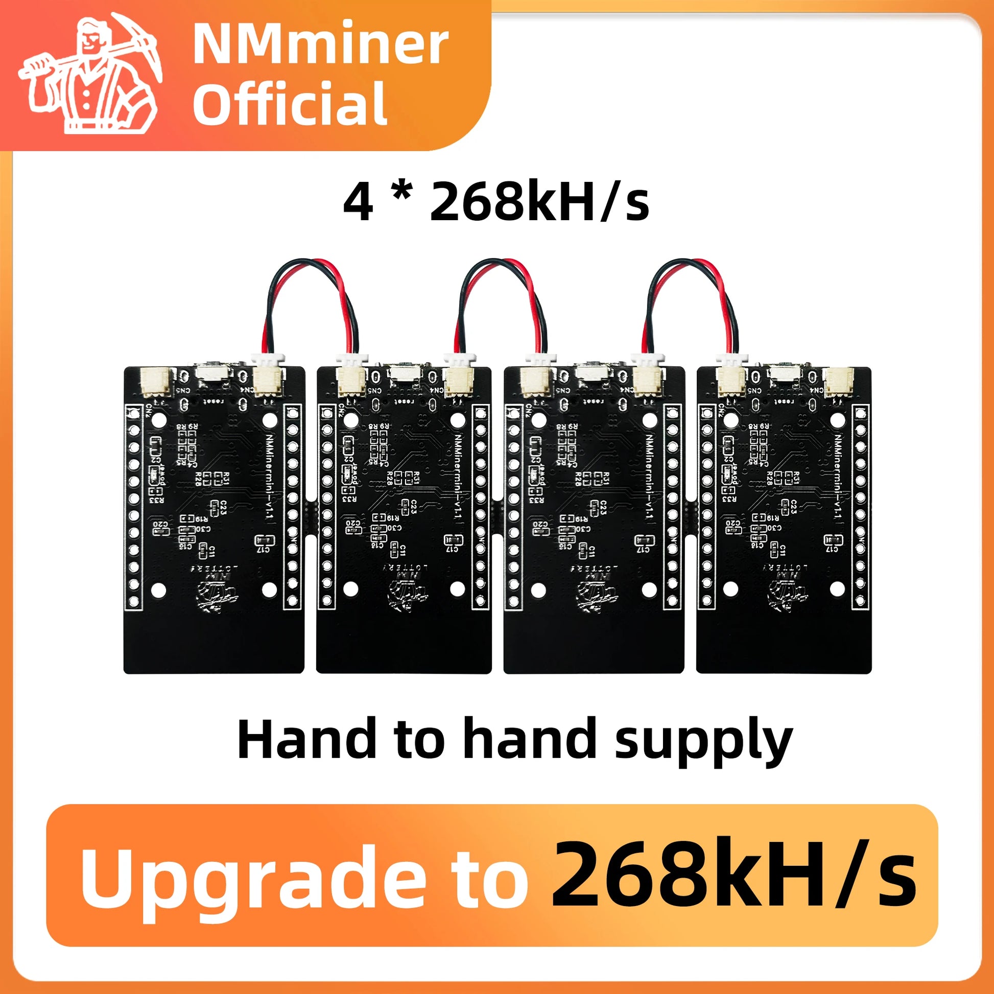 NMMiner Official new code Nerdminer 256KH/s*4=1MH/s  deeply optimized ESP32 Mini BTC Solo Lottery Lucky Miner botchain tower - Daisan Mart