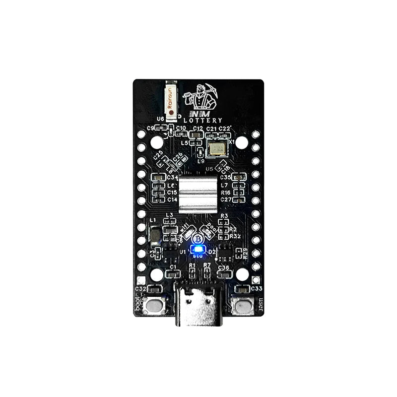 NMMiner Official new code Nerdminer 256KH/s*4=1MH/s  deeply optimized ESP32 Mini BTC Solo Lottery Lucky Miner botchain tower - Daisan Mart