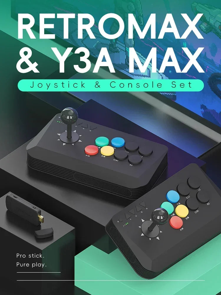 Tay Cầm Arcade Không Dây DATA FROG Y3A Max Đa Nền Tảng - Daisan Mart