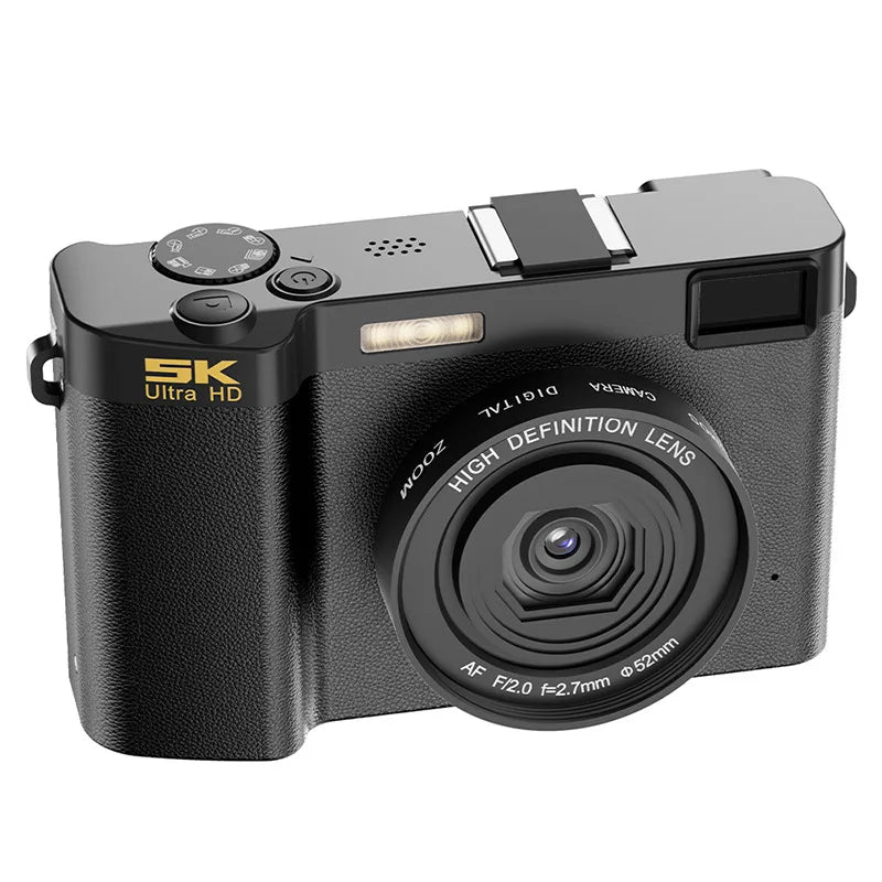 64MP Waterproof Travel Camera, 5K, 16X Zoom, WiFi