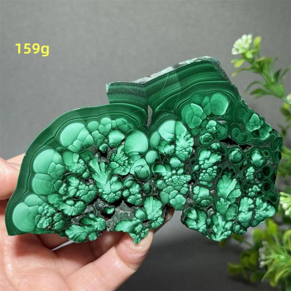 Thiên Nhiên Đá Malachite Sống Thiền Trang Trí 50cm - Daisan Mart