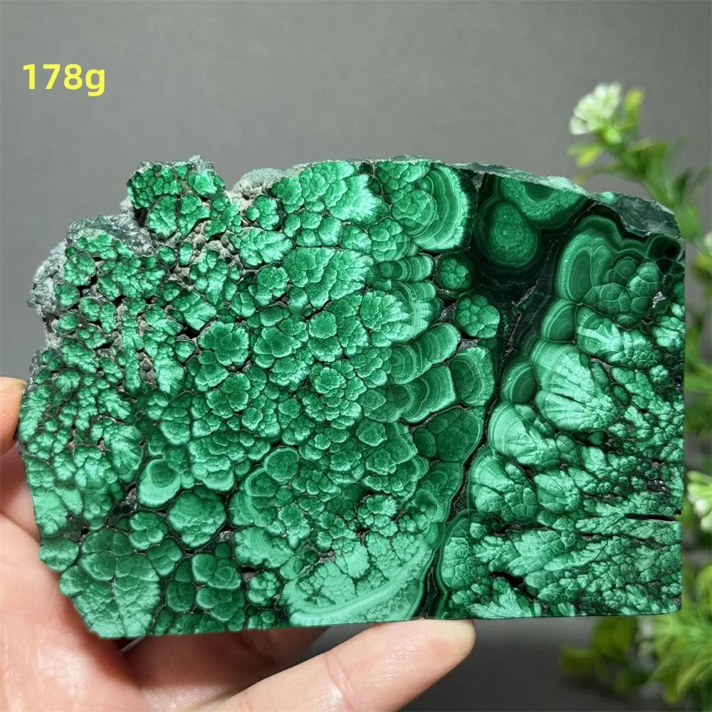 Thiên Nhiên Đá Malachite Sống Thiền Trang Trí 50cm - Daisan Mart