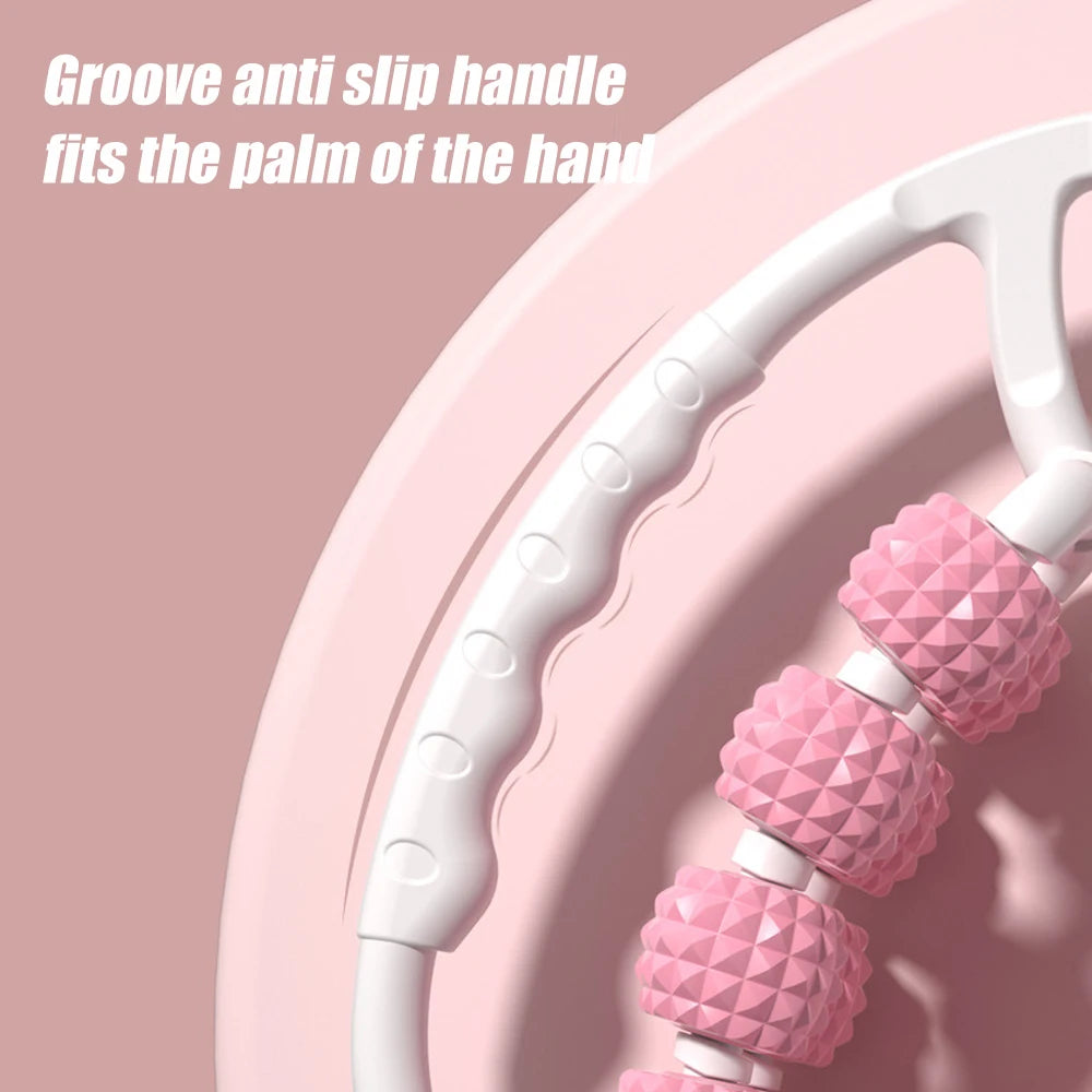 Newest 20 Wheel Annular Leg Clamp Massager Anti-cellulite Massager Body Slimming Roller Massage for Body Massager Relax - Daisan Mart