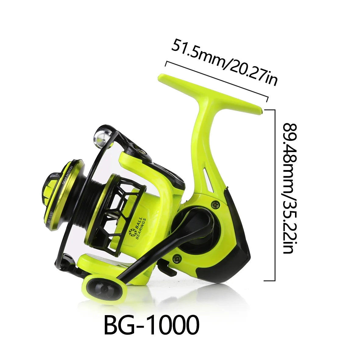 Máy câu BAKAWA 1000/2000/3000 - Quay mượt, bền bỉ - Daisan Mart