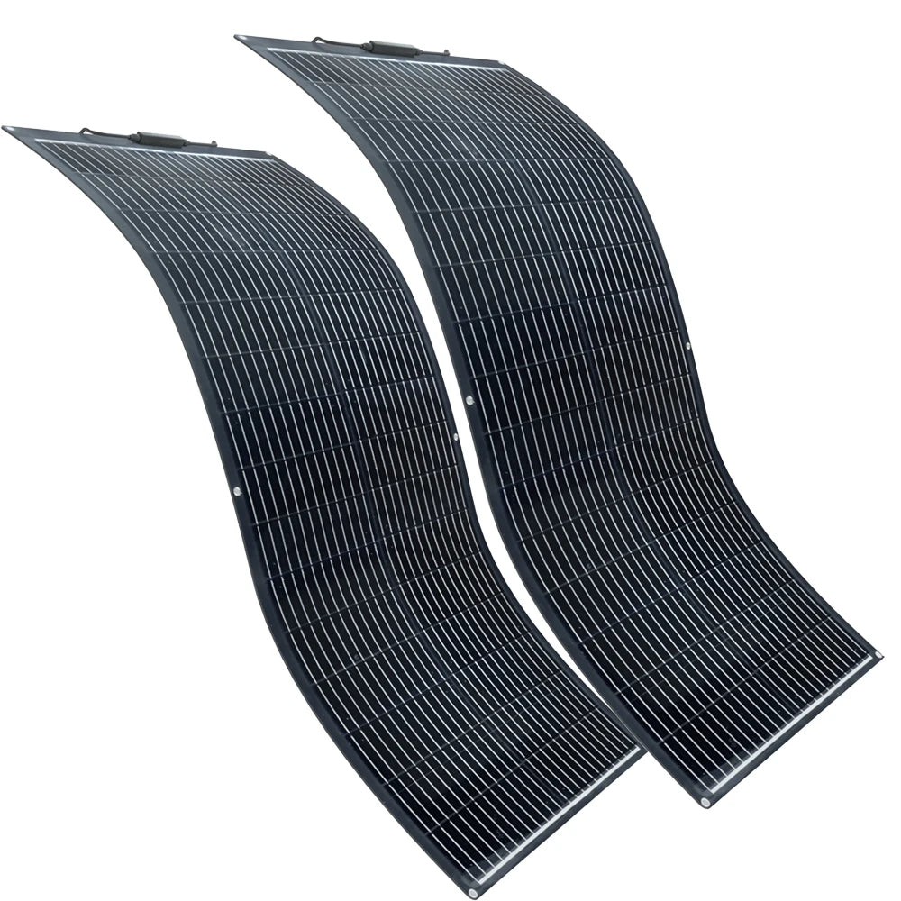 Solar panel  200W / 100W Solar Panels module 100 Watt Or 200 Watt Monocrystalline Cell For Car Boat Home RV charger battery - Daisan Mart
