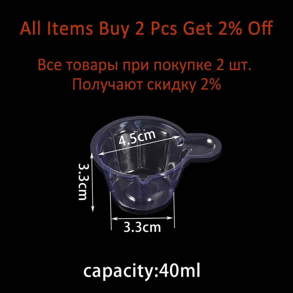 Bộ 150 Cốc Nhựa 40ML Dùng 1 Lần - Khuôn Resin DIY - Daisan Mart
