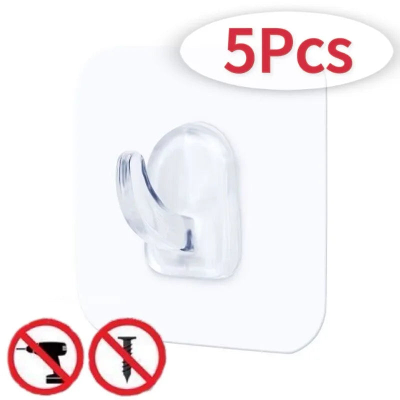 Móc Dán Tường Trong Suốt Chịu Lực Đa Năng 1-20pcs - Daisan Mart