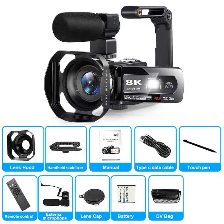 8K Digital Camera for Professional Video Recording