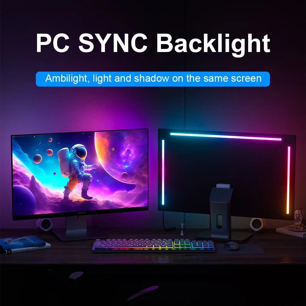 Dải Đèn LED Đồng Bộ Màn Hình RGB Trang Trí PC TV - Daisan Mart