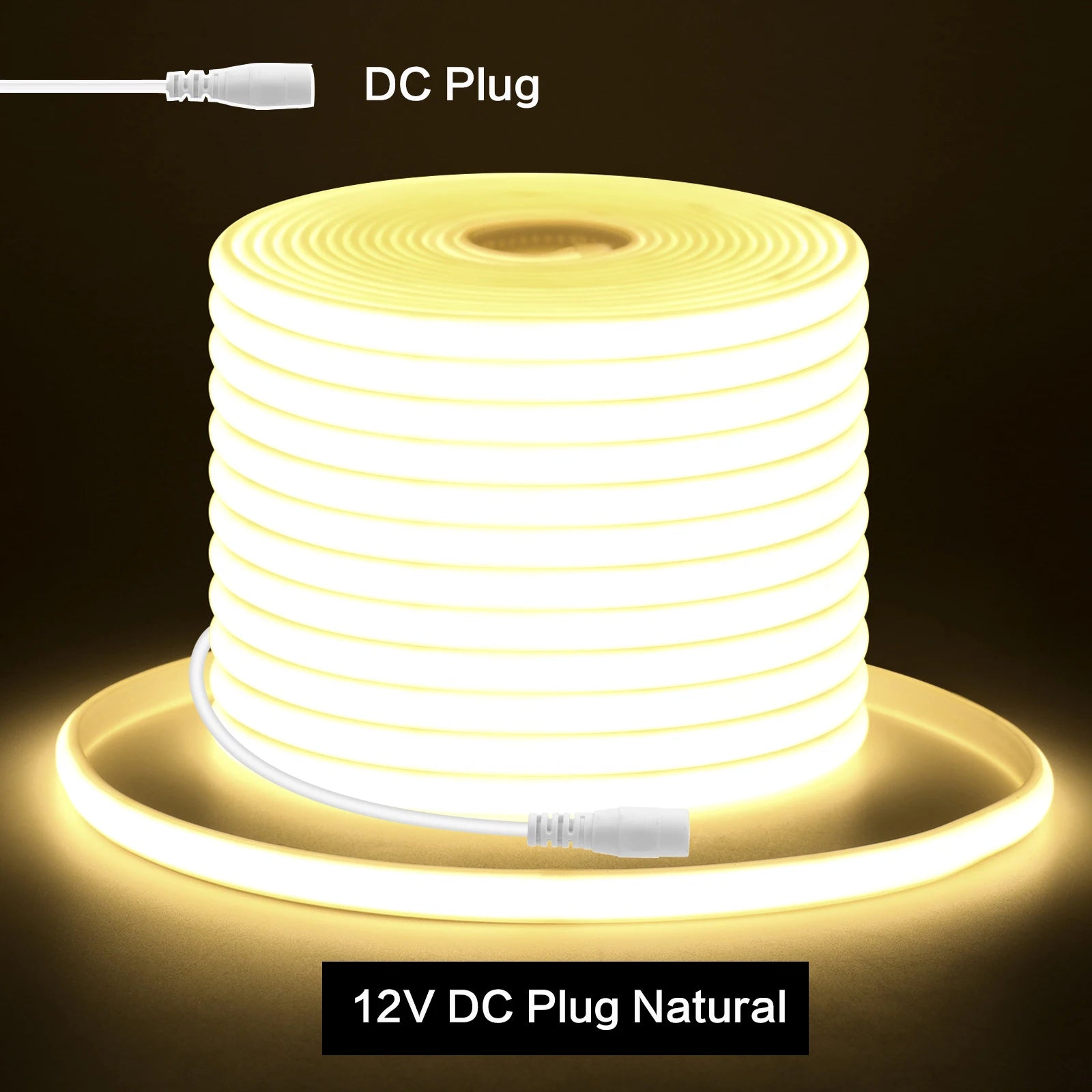 Dải Đèn LED COB Chống Nước IP67 Dẻo 12V 24V 320LEDs/M - Daisan Mart